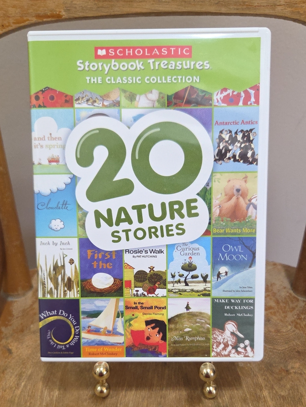 Scholastic 20 Nature Stories DVD — Bright Green Cover